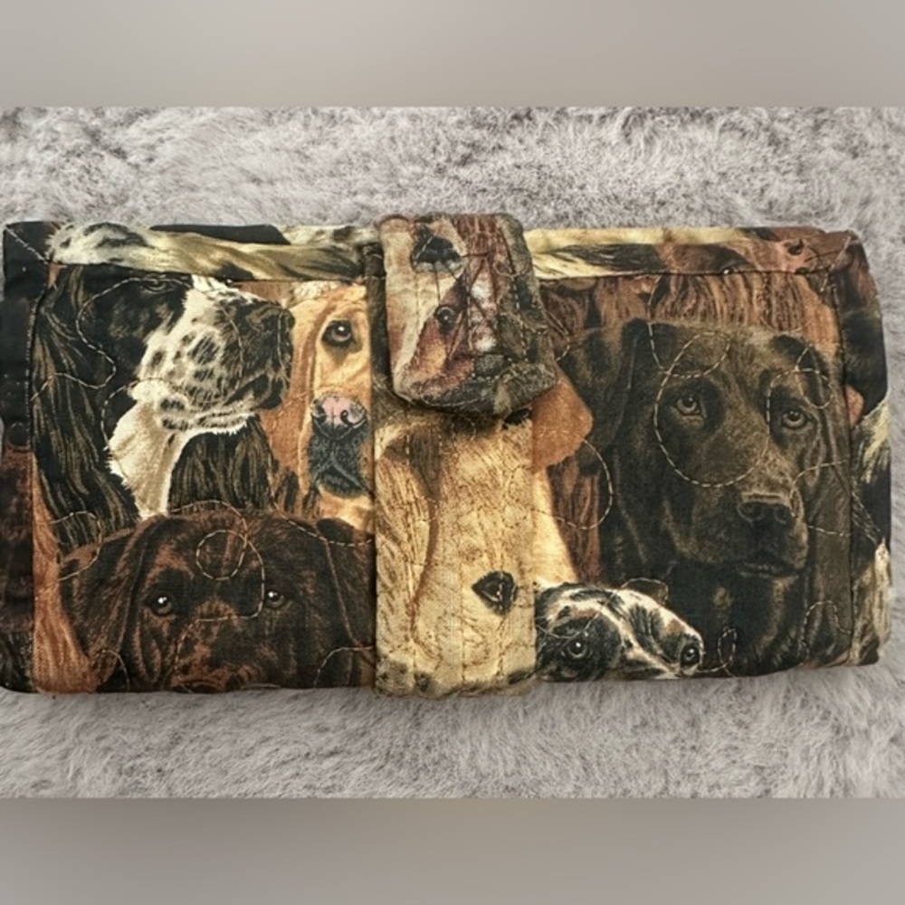 Handmade dog wallet one of a kind for all dog lovers so cute! - Picture 1 of 14
